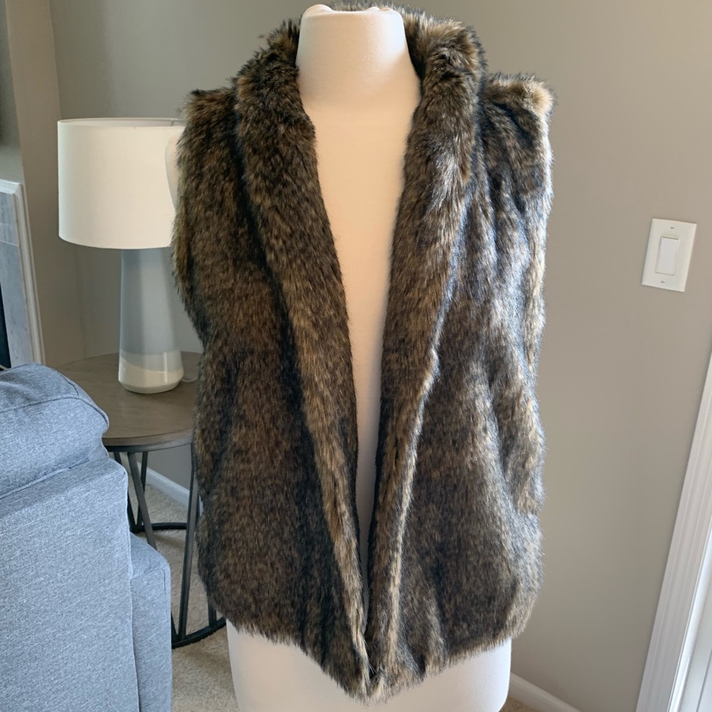 Abercrombie and Fitch Fur Vest
